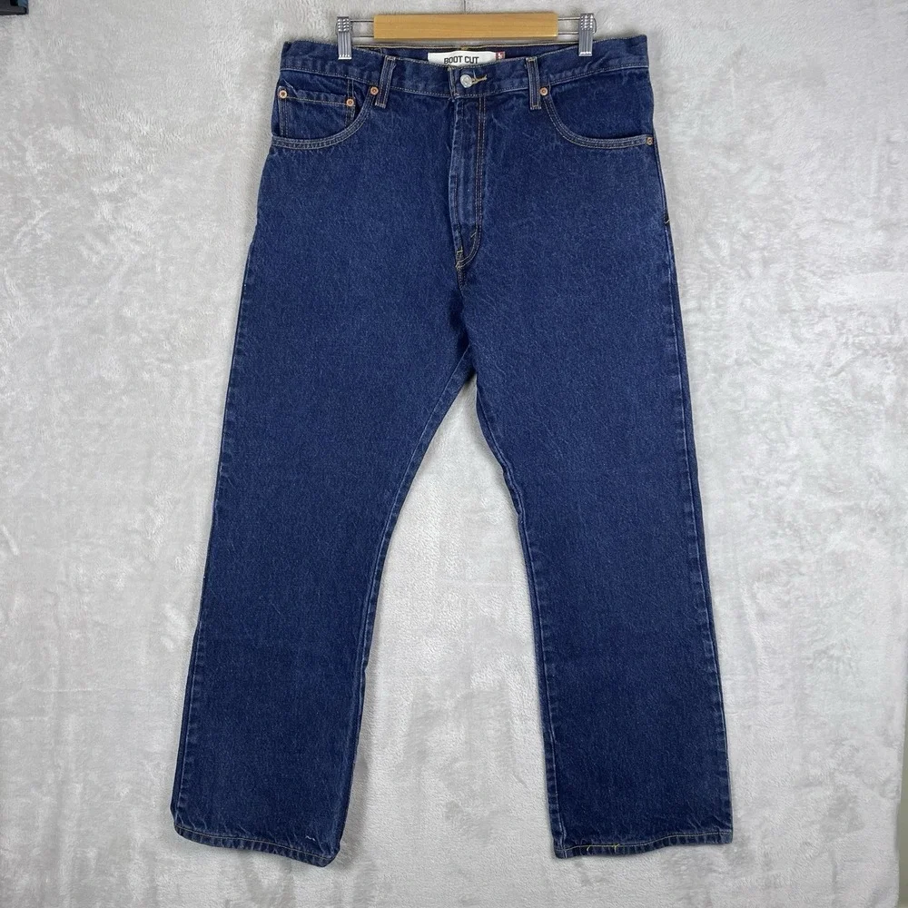 Vintage Levis 517 Jeans Mens 36x30 Y2K Dark Wash 2005 Bootcut Cowboy Skater West